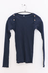 BASERANGE 25 Early Spring DISC Long Sleeve T-Shirt BAS-TODIL-RC-SP25-AMPERA BLUE